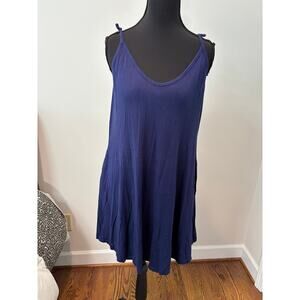Navy Sundress with Pockets